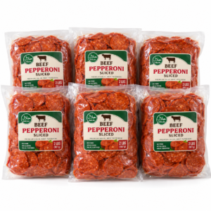 Beef Pepperoni Sliced Halal 6/2lbs