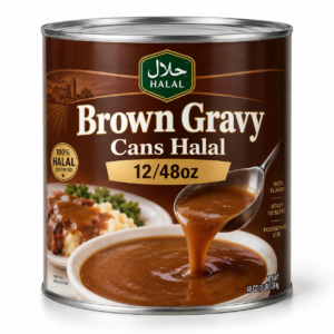 Brown Gravy Cans Halal 12/48oz