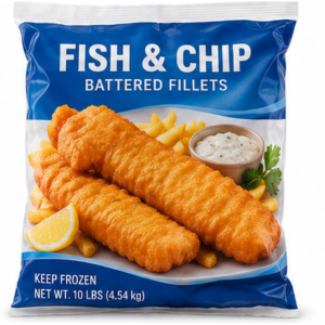 Fish & Chip Battered 1/10LBS