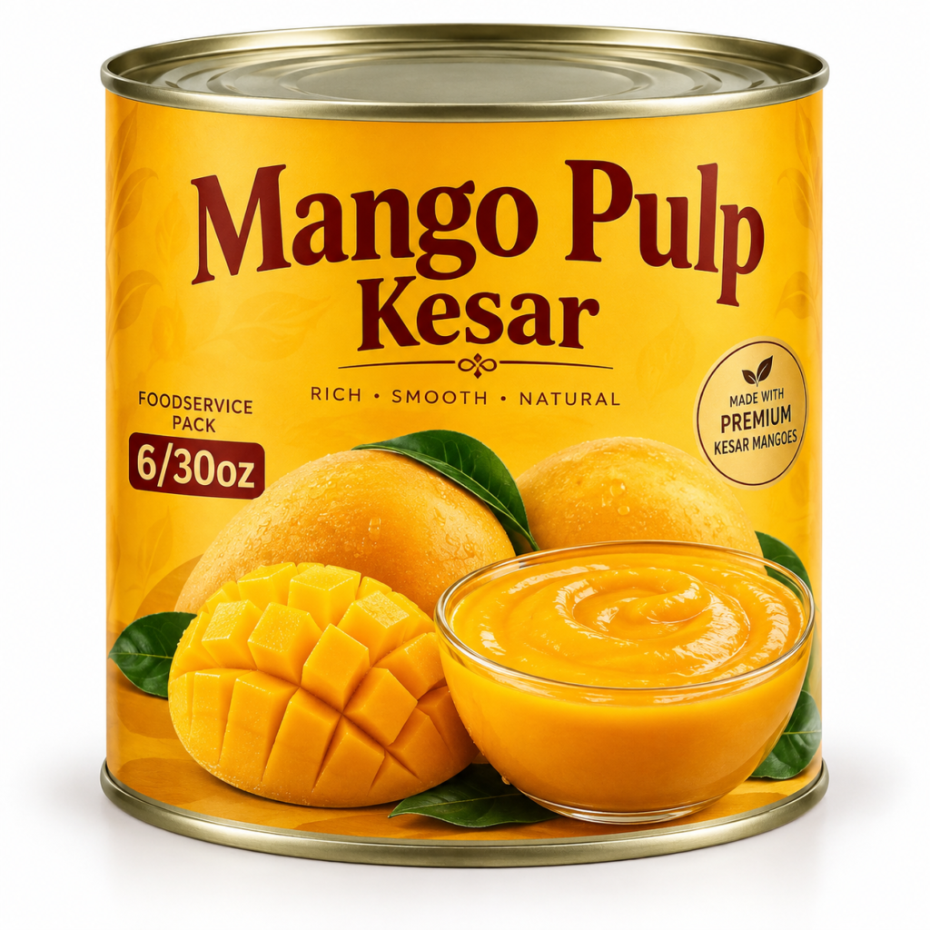 Mango Pulp Kesar 6/30oz