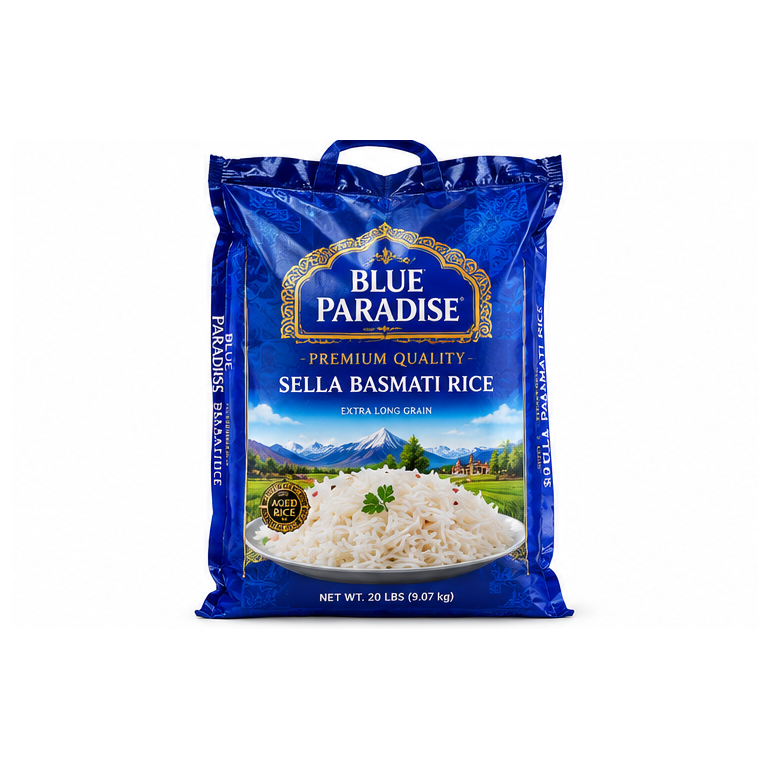Rice Bag blue paradise Sella 2/20LBS