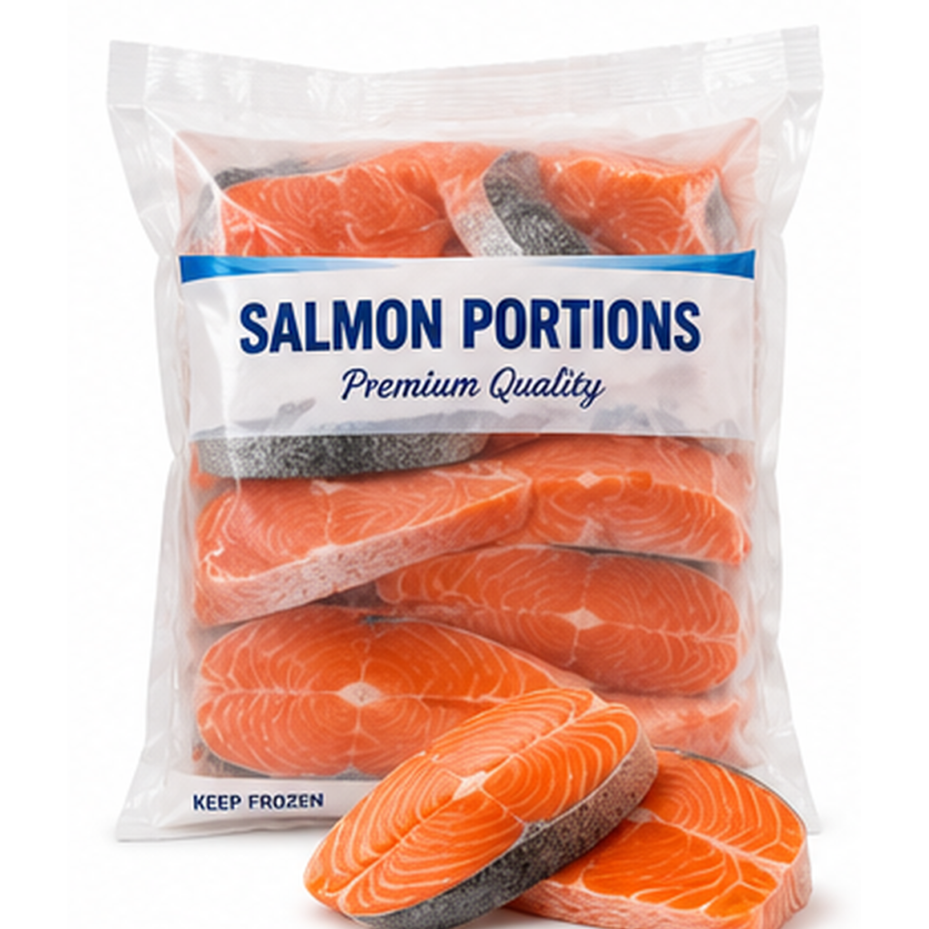 Salmon Portion 8oz 1/10LBS