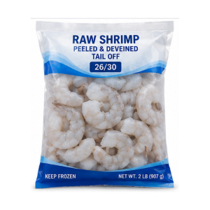 Shrimp Raw T/OFF 26/30 5/2LBS