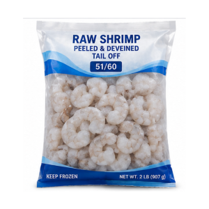 Shrimp Raw T/OFF 51/60 10/2LBS