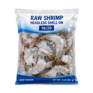 Shrimp Raw T/ON 16/20 5/2LBS