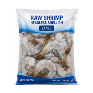 Shrimp Raw T/ON 21/25 5/2LBS