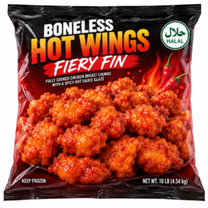 Boneless Hot Wing FIERY FIN 2/5LBS