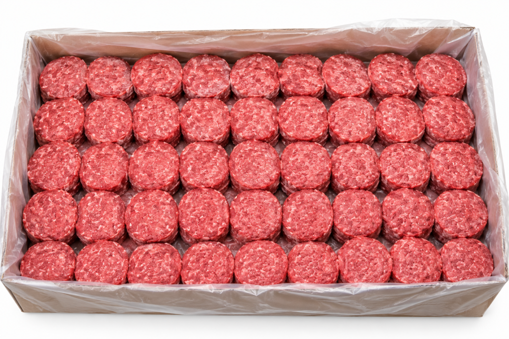 Burger Meat Halal 4oz 40/40oz