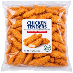 Chicken Tender Halal Frozen 1/10LB