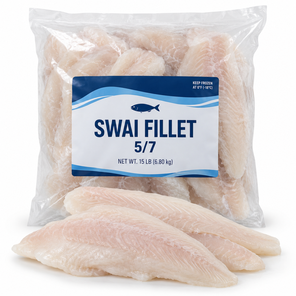 Fish Swai Fillet 5/7 1/15LB