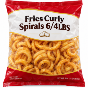 Fries Curly Spirals 6/4LBS