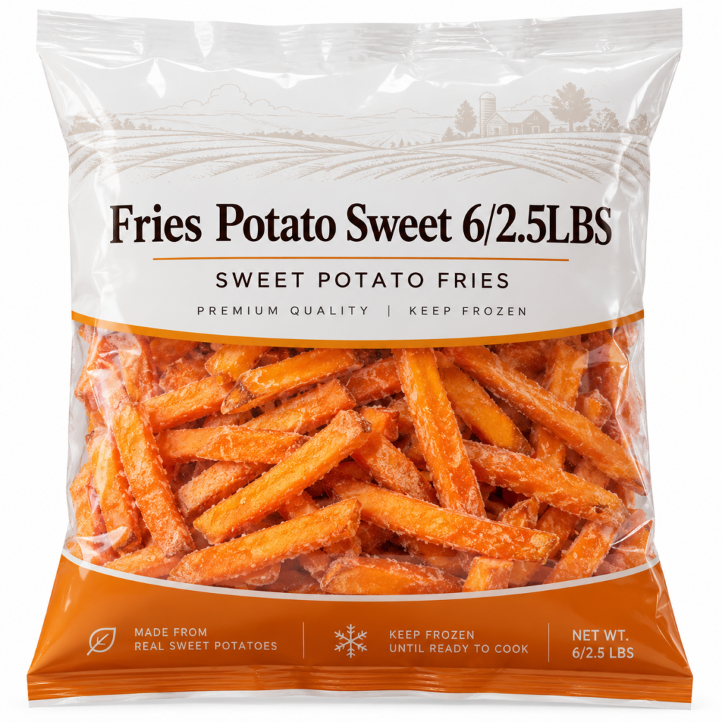 Fries Potato Sweet  6/2.5LBS