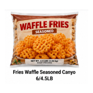 Fries Waffle Seasoned Canyo 6/4.5LB