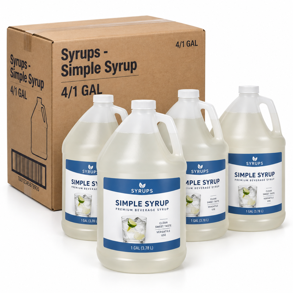 Syrups - Simple Syrup 4/1 GAL