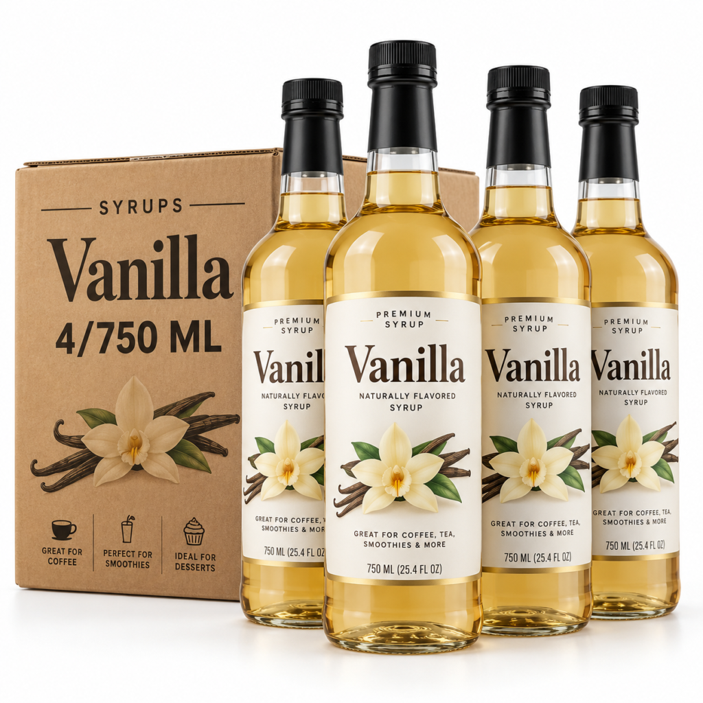 Syrups - Vanilla 4/750 ML